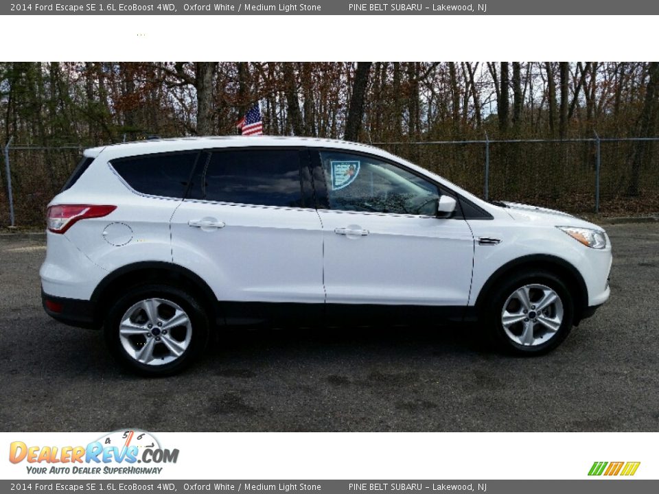 2014 Ford Escape SE 1.6L EcoBoost 4WD Oxford White / Medium Light Stone Photo #5