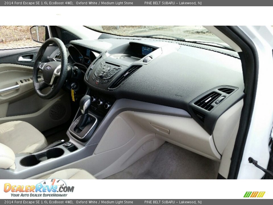 2014 Ford Escape SE 1.6L EcoBoost 4WD Oxford White / Medium Light Stone Photo #6