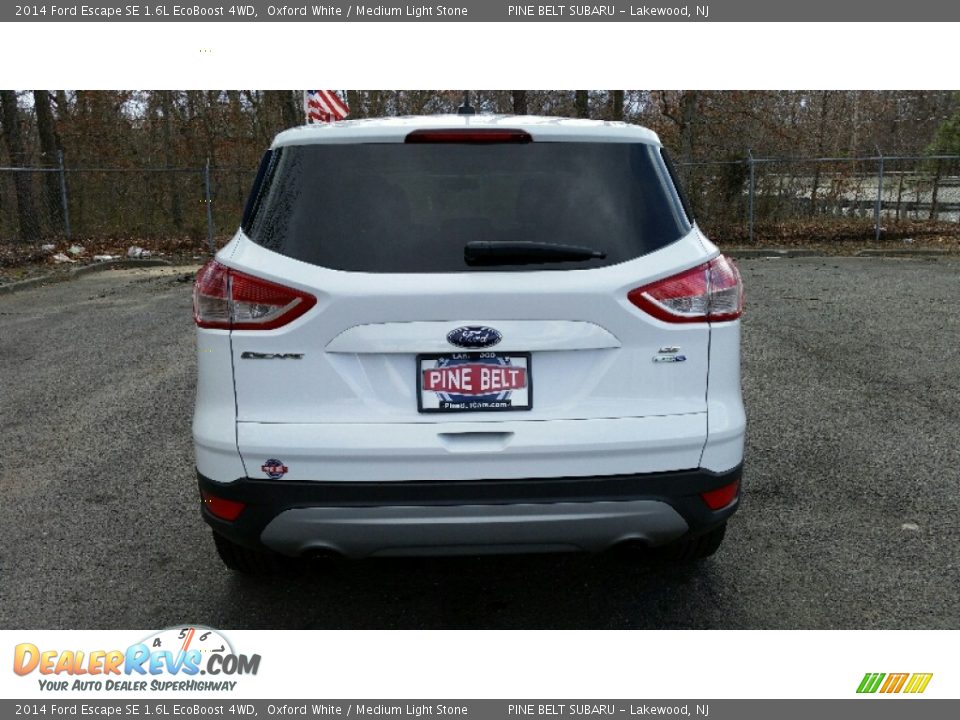 2014 Ford Escape SE 1.6L EcoBoost 4WD Oxford White / Medium Light Stone Photo #8