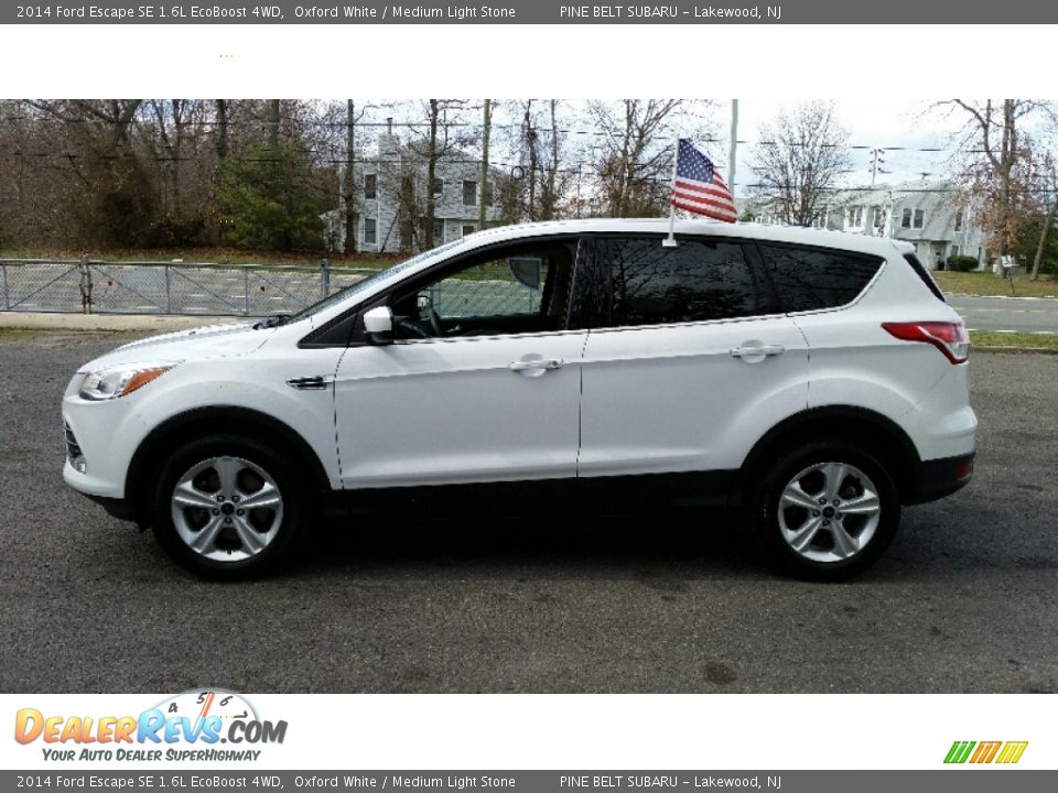 2014 Ford Escape SE 1.6L EcoBoost 4WD Oxford White / Medium Light Stone Photo #13