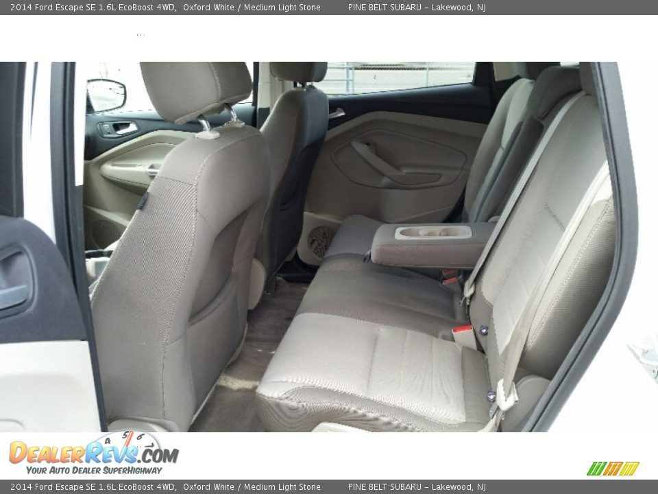 2014 Ford Escape SE 1.6L EcoBoost 4WD Oxford White / Medium Light Stone Photo #14