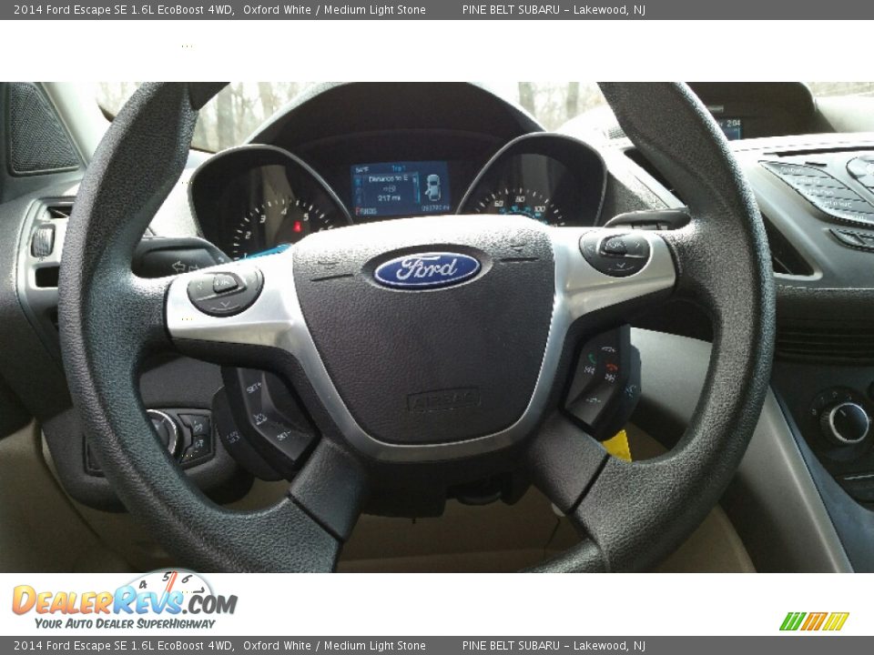 2014 Ford Escape SE 1.6L EcoBoost 4WD Oxford White / Medium Light Stone Photo #16