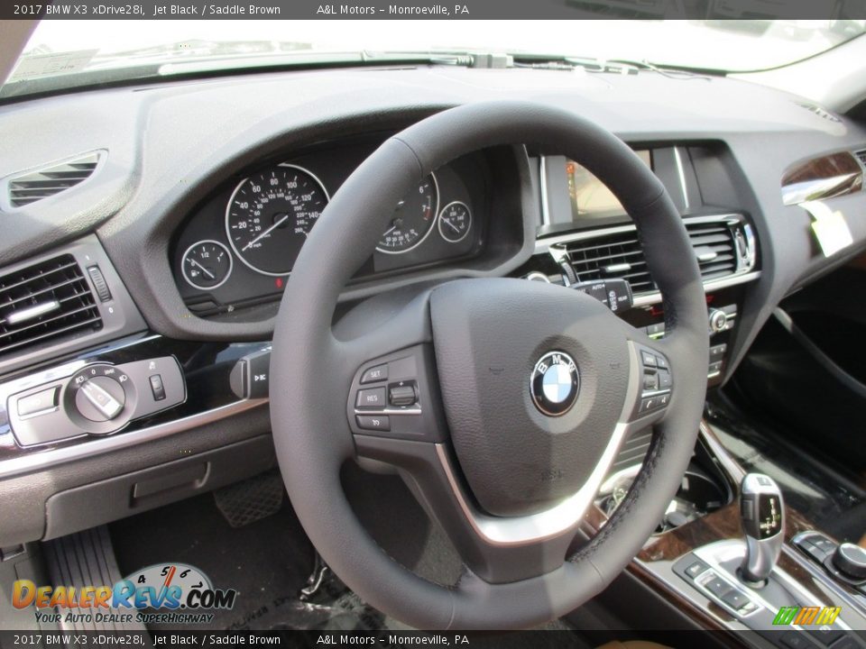 2017 BMW X3 xDrive28i Steering Wheel Photo #14