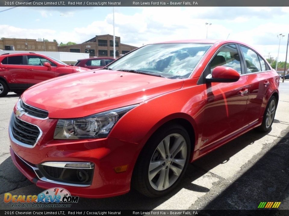 2016 Chevrolet Cruze Limited LTZ Red Hot / Cocoa/Light Neutral Photo #6