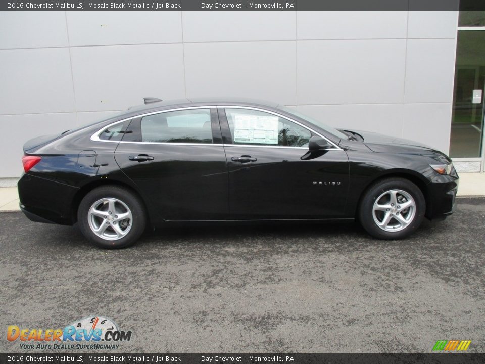 2016 Chevrolet Malibu LS Mosaic Black Metallic / Jet Black Photo #2