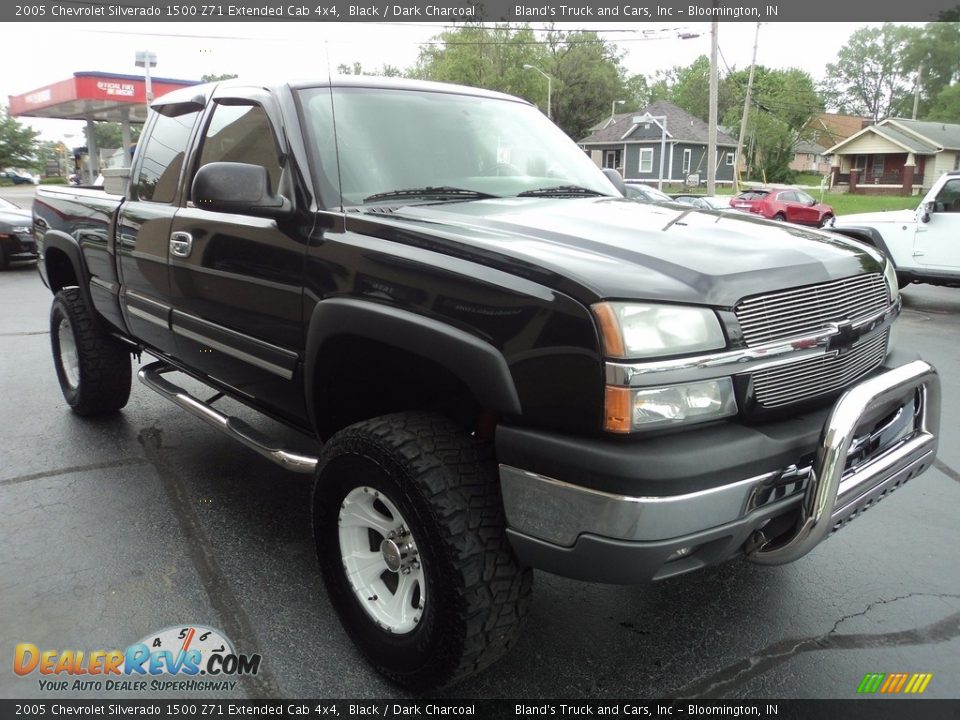 2005 Chevrolet Silverado 1500 Z71 Extended Cab 4x4 Black / Dark Charcoal Photo #5