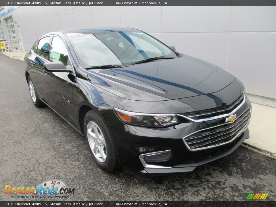 2016 Chevrolet Malibu LS Mosaic Black Metallic / Jet Black Photo #9