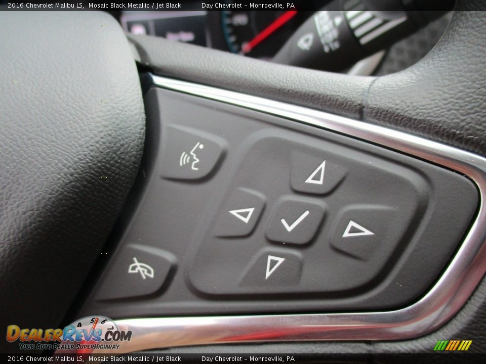 2016 Chevrolet Malibu LS Mosaic Black Metallic / Jet Black Photo #17