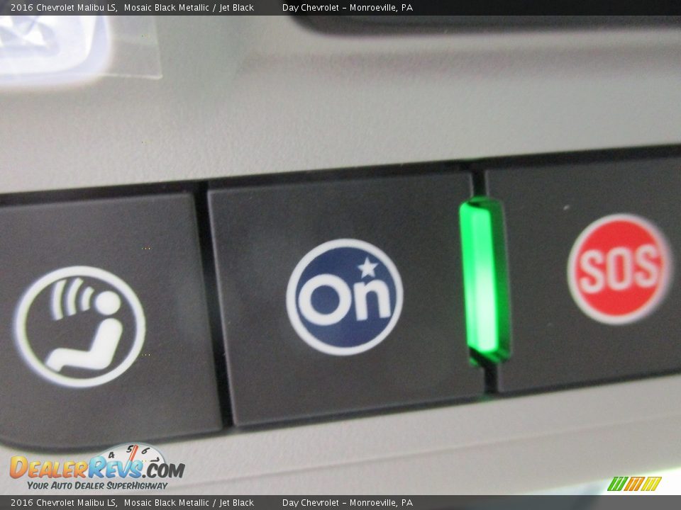 2016 Chevrolet Malibu LS Mosaic Black Metallic / Jet Black Photo #18