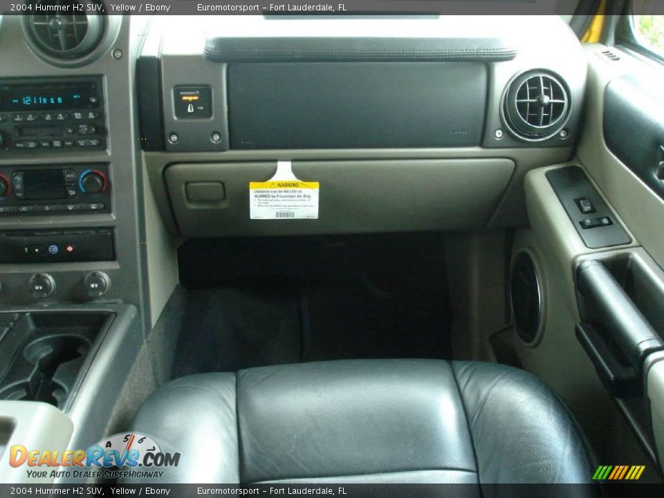 2004 Hummer H2 SUV Yellow / Ebony Photo #7