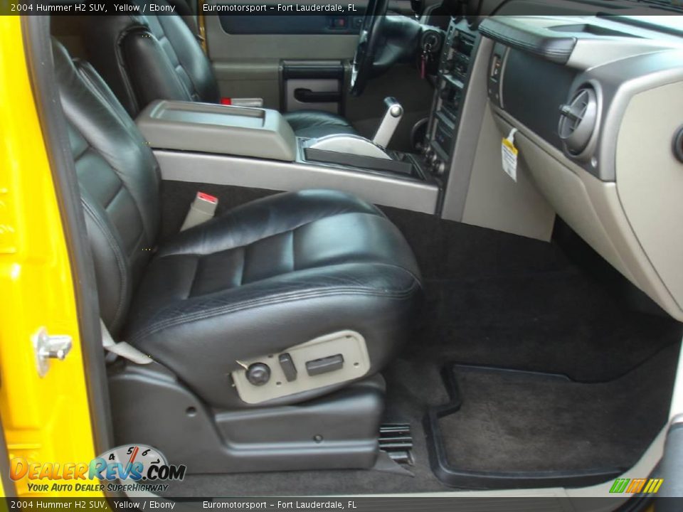 2004 Hummer H2 SUV Yellow / Ebony Photo #8