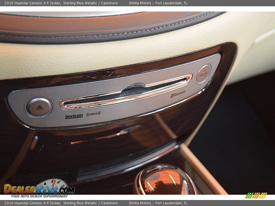 2010 Hyundai Genesis 4.6 Sedan Sterling Blue Metallic / Cashmere Photo #39