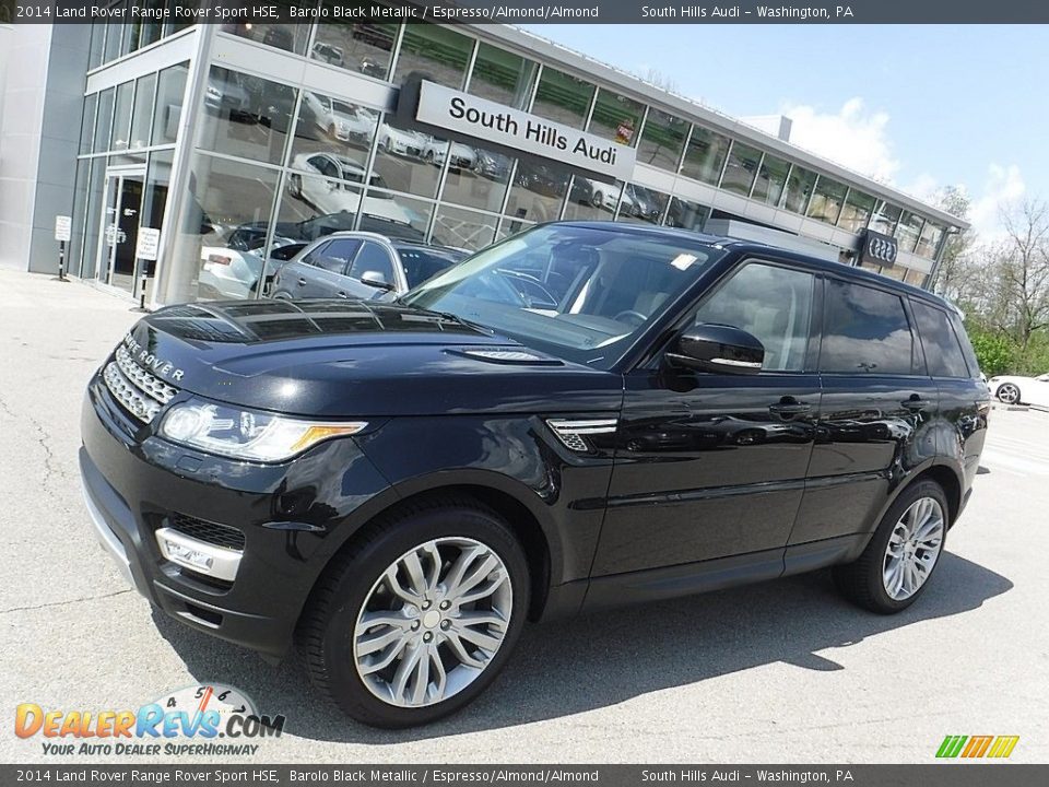 2014 Land Rover Range Rover Sport HSE Barolo Black Metallic / Espresso/Almond/Almond Photo #1