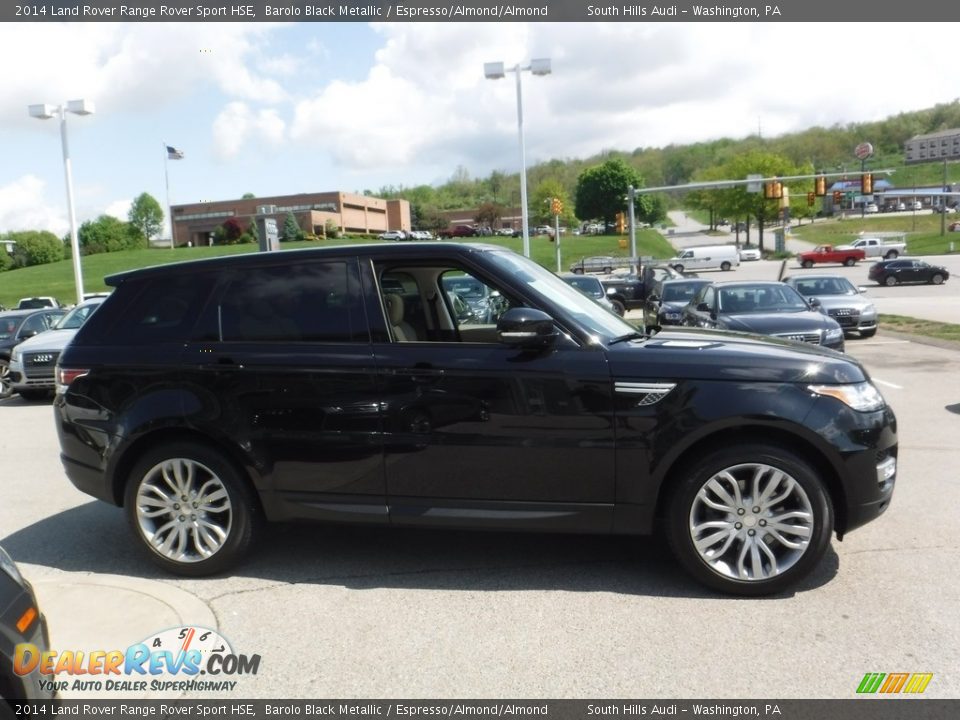 2014 Land Rover Range Rover Sport HSE Barolo Black Metallic / Espresso/Almond/Almond Photo #9