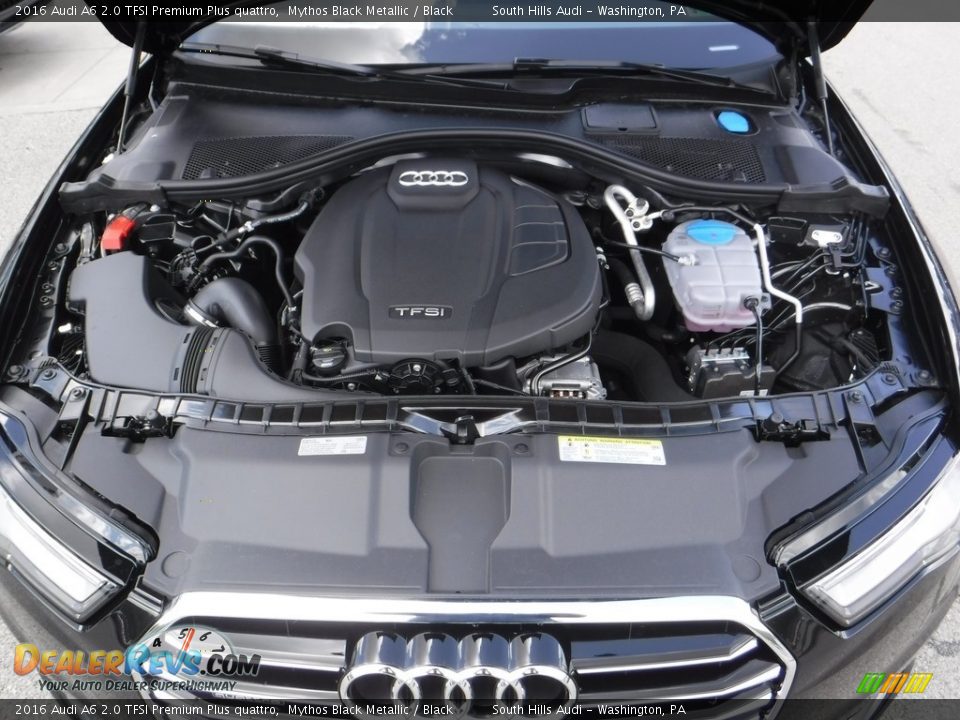 2016 Audi A6 2.0 TFSI Premium Plus quattro Mythos Black Metallic / Black Photo #16