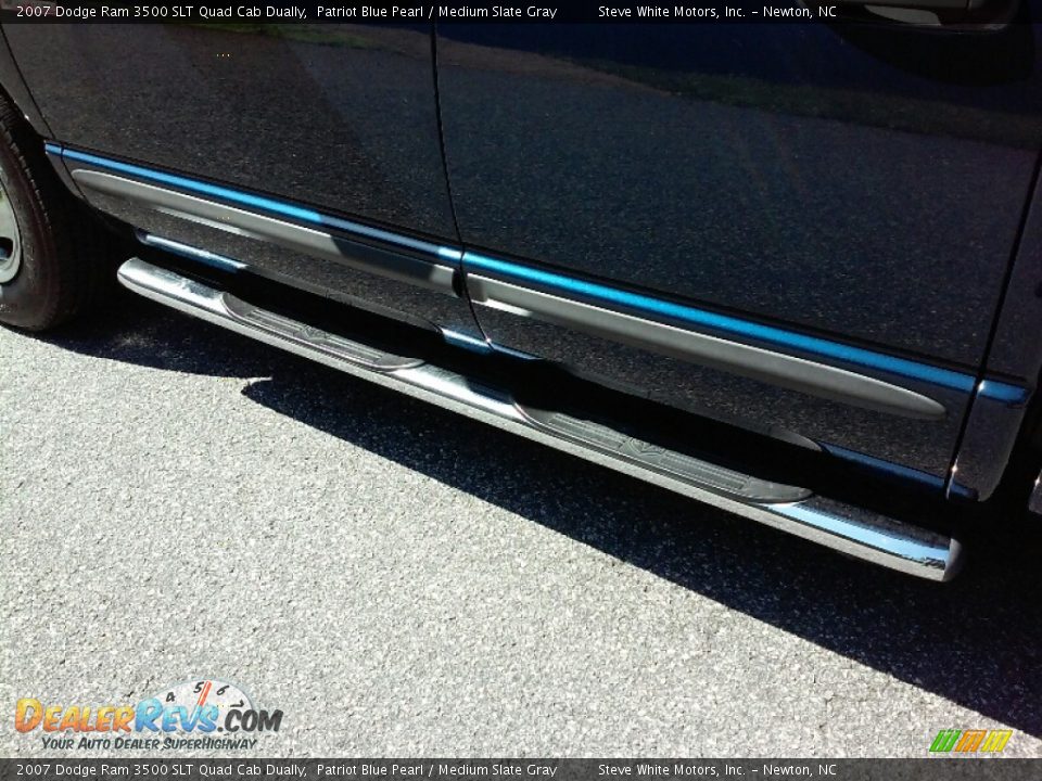 2007 Dodge Ram 3500 SLT Quad Cab Dually Patriot Blue Pearl / Medium Slate Gray Photo #20