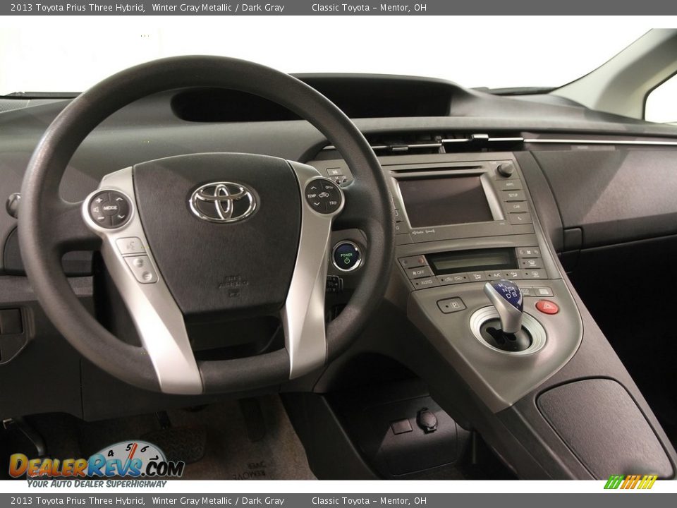 2013 Toyota Prius Three Hybrid Winter Gray Metallic / Dark Gray Photo #6