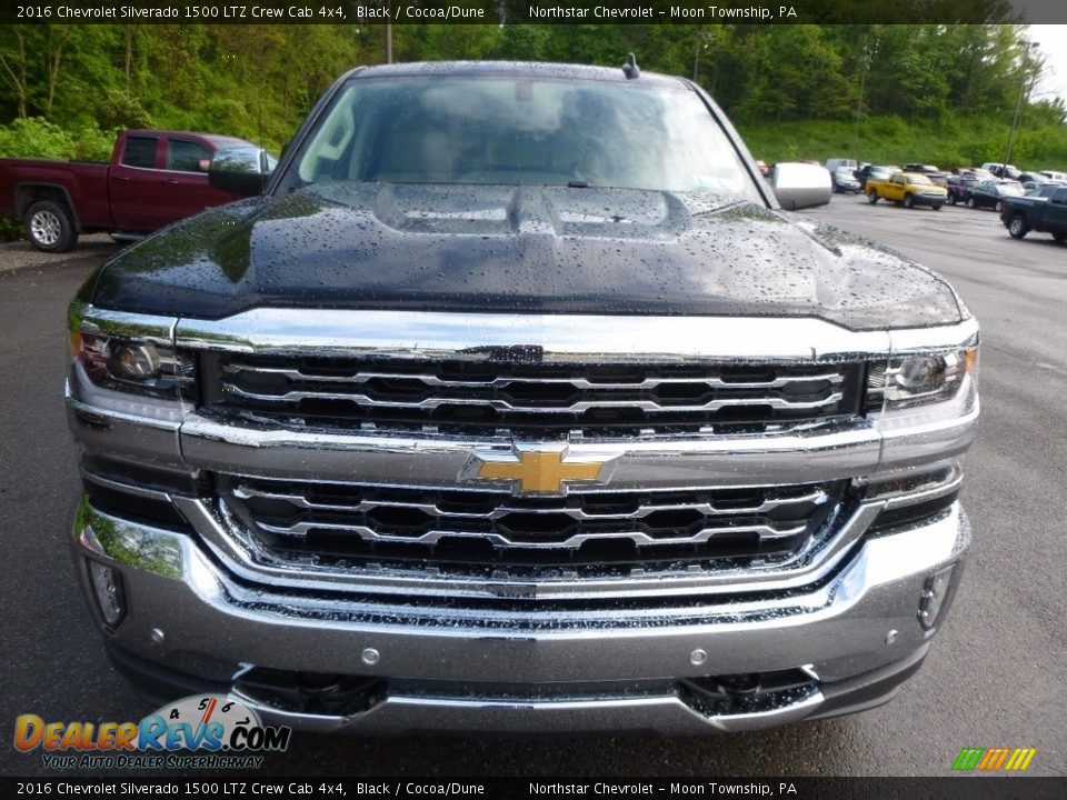 2016 Chevrolet Silverado 1500 LTZ Crew Cab 4x4 Black / Cocoa/Dune Photo #2