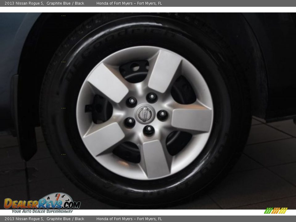 2013 Nissan Rogue S Graphite Blue / Black Photo #2