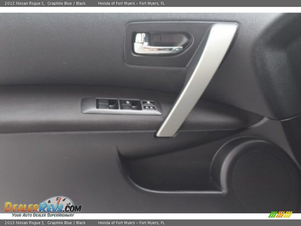 2013 Nissan Rogue S Graphite Blue / Black Photo #7