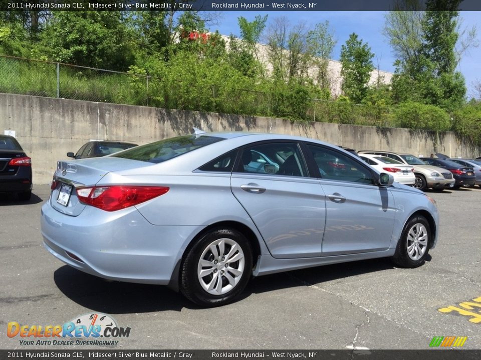 2011 Hyundai Sonata GLS Iridescent Silver Blue Metallic / Gray Photo #4
