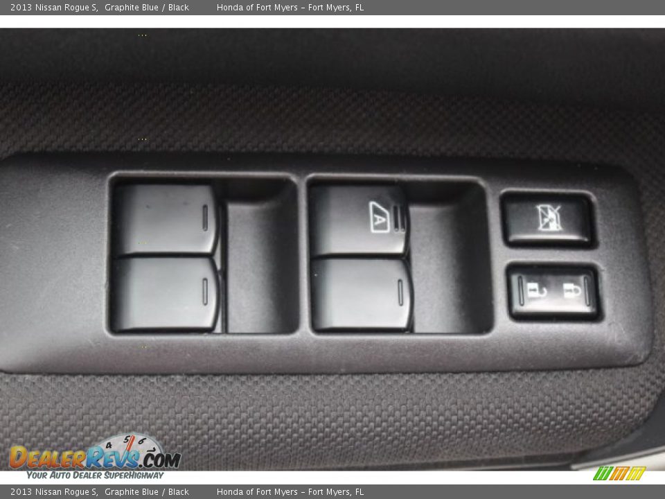 2013 Nissan Rogue S Graphite Blue / Black Photo #8