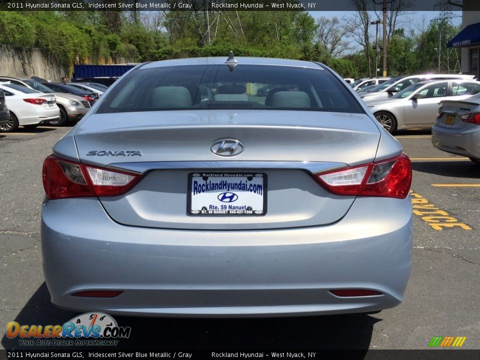 2011 Hyundai Sonata GLS Iridescent Silver Blue Metallic / Gray Photo #5