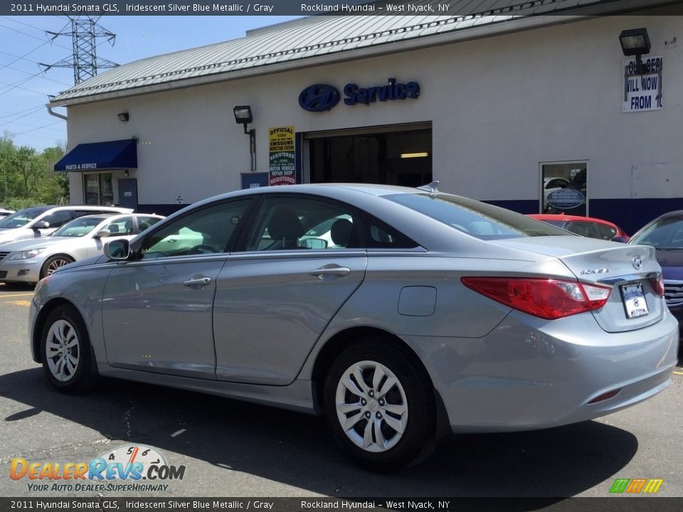 2011 Hyundai Sonata GLS Iridescent Silver Blue Metallic / Gray Photo #6