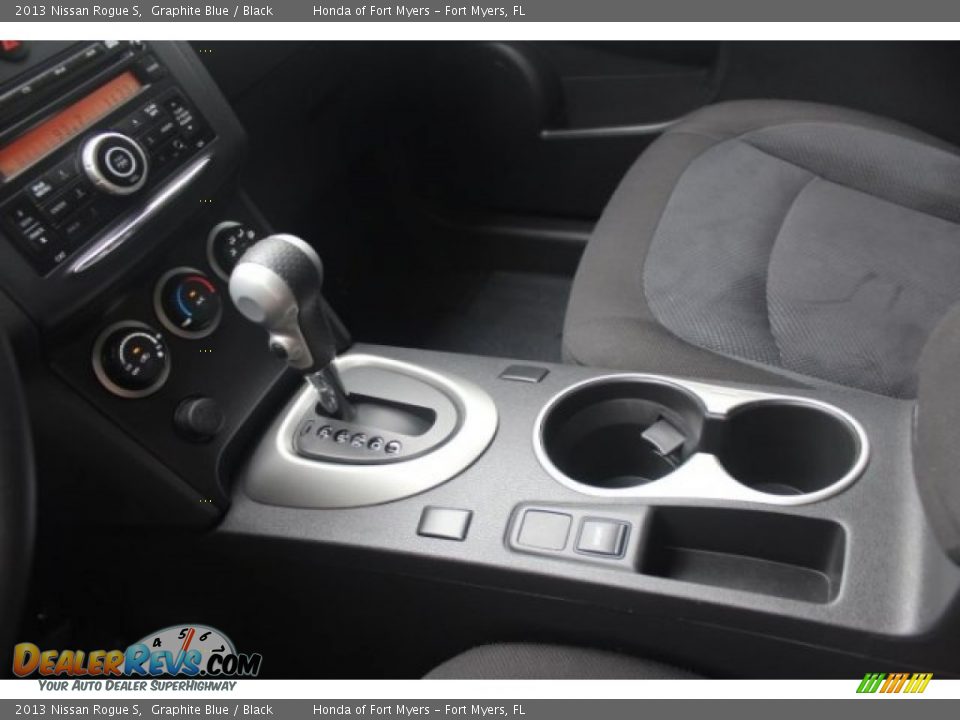 2013 Nissan Rogue S Graphite Blue / Black Photo #17