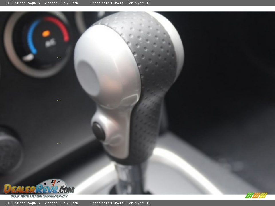 2013 Nissan Rogue S Graphite Blue / Black Photo #18