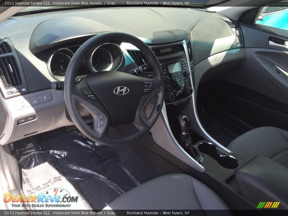 2011 Hyundai Sonata GLS Iridescent Silver Blue Metallic / Gray Photo #9