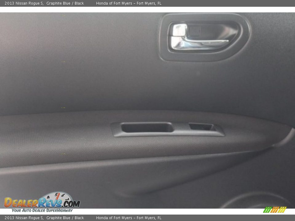 2013 Nissan Rogue S Graphite Blue / Black Photo #20