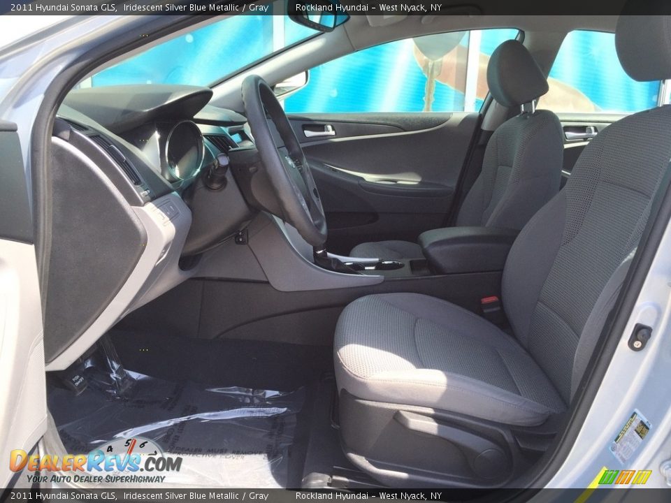 2011 Hyundai Sonata GLS Iridescent Silver Blue Metallic / Gray Photo #10