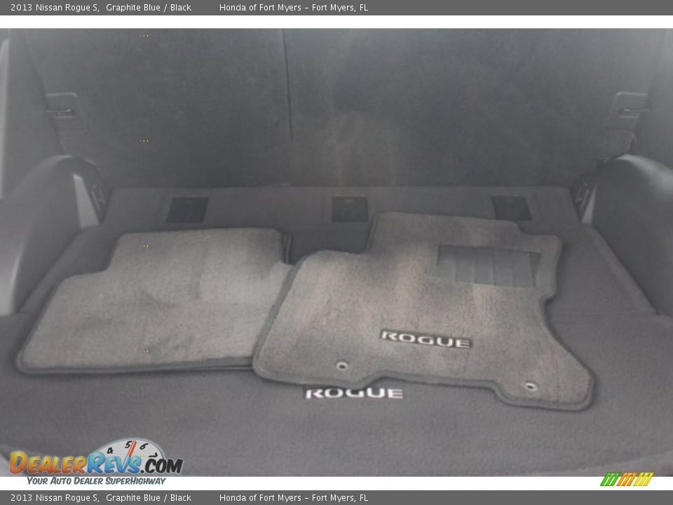 2013 Nissan Rogue S Graphite Blue / Black Photo #22