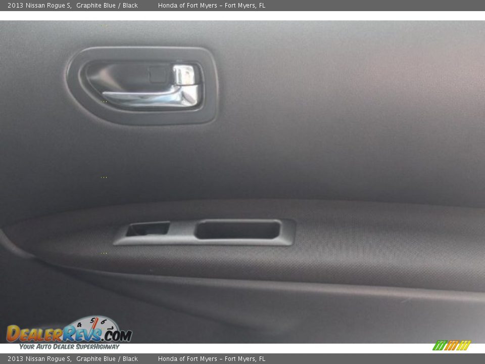 2013 Nissan Rogue S Graphite Blue / Black Photo #23