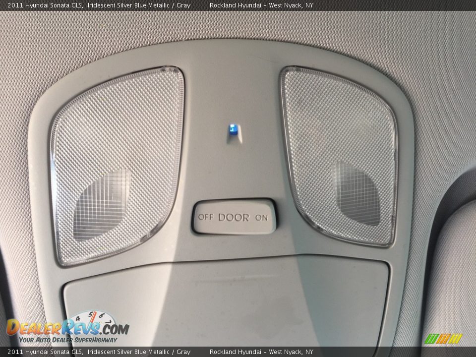 2011 Hyundai Sonata GLS Iridescent Silver Blue Metallic / Gray Photo #12