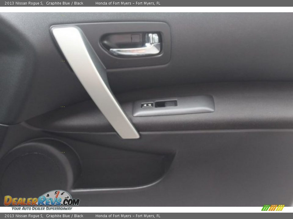 2013 Nissan Rogue S Graphite Blue / Black Photo #25