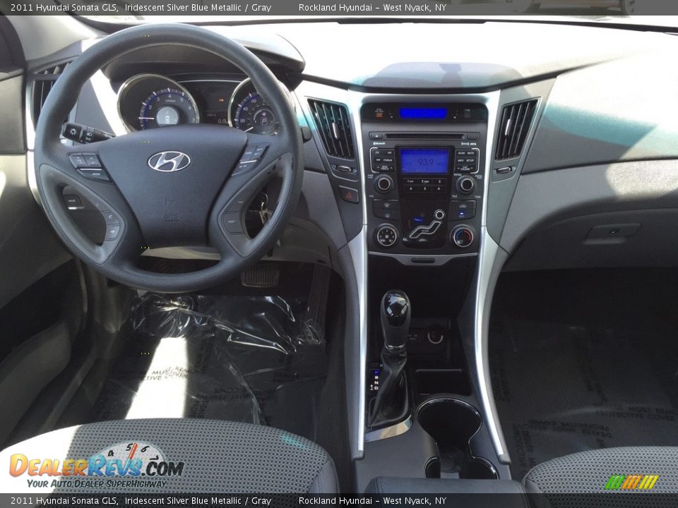 2011 Hyundai Sonata GLS Iridescent Silver Blue Metallic / Gray Photo #13