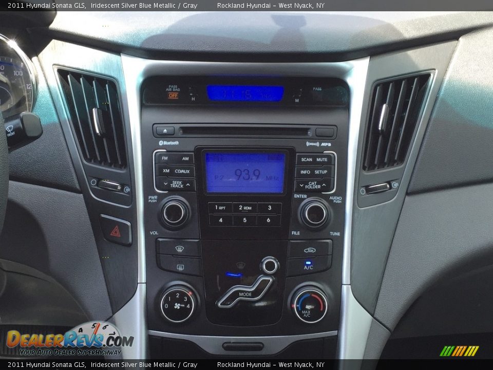 2011 Hyundai Sonata GLS Iridescent Silver Blue Metallic / Gray Photo #14
