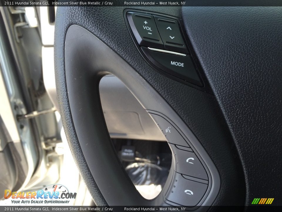 2011 Hyundai Sonata GLS Iridescent Silver Blue Metallic / Gray Photo #17