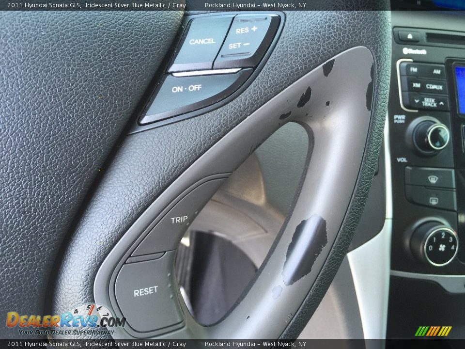 2011 Hyundai Sonata GLS Iridescent Silver Blue Metallic / Gray Photo #18