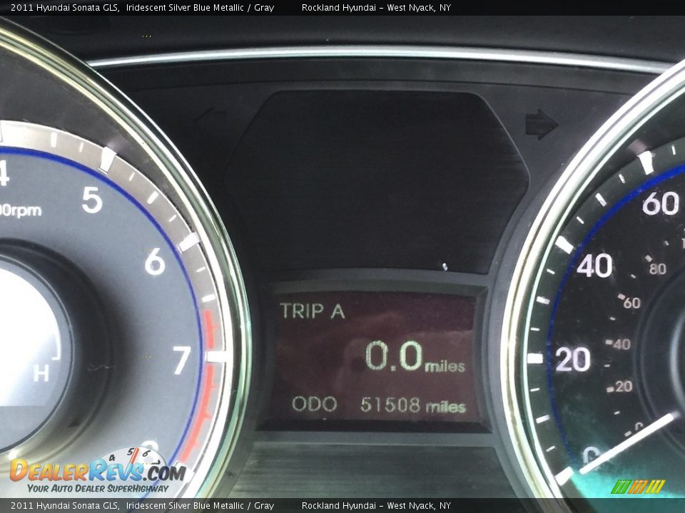 2011 Hyundai Sonata GLS Iridescent Silver Blue Metallic / Gray Photo #19