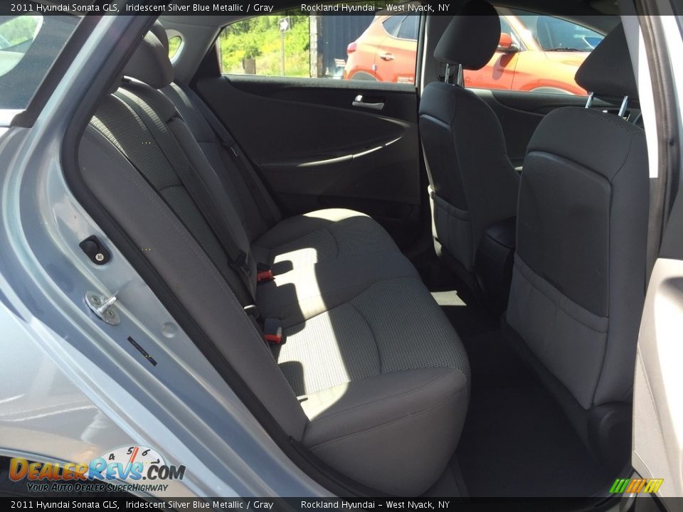 2011 Hyundai Sonata GLS Iridescent Silver Blue Metallic / Gray Photo #24