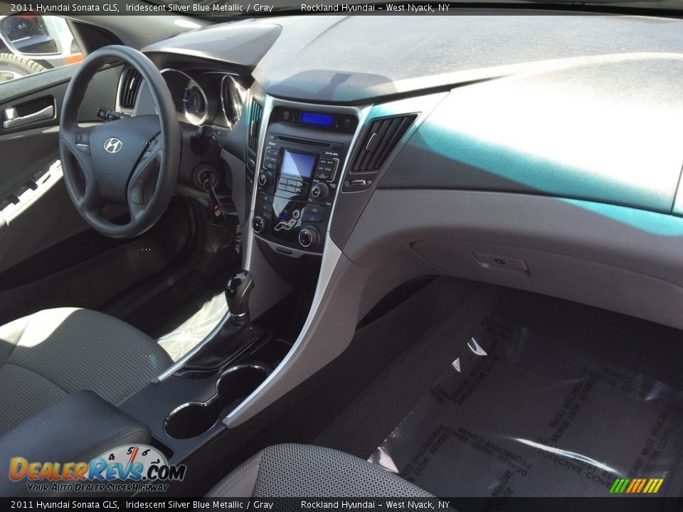 2011 Hyundai Sonata GLS Iridescent Silver Blue Metallic / Gray Photo #26