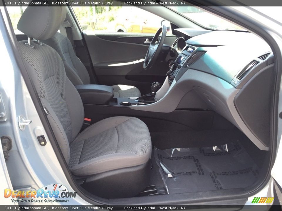 2011 Hyundai Sonata GLS Iridescent Silver Blue Metallic / Gray Photo #27