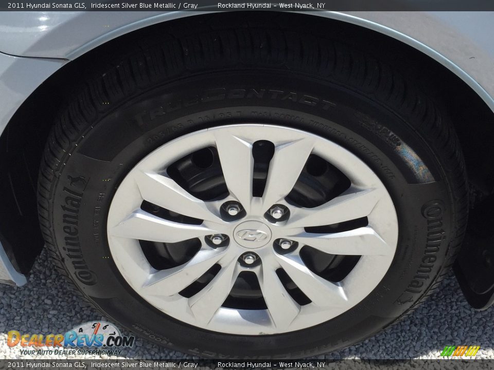 2011 Hyundai Sonata GLS Iridescent Silver Blue Metallic / Gray Photo #29