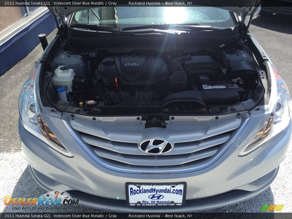 2011 Hyundai Sonata GLS Iridescent Silver Blue Metallic / Gray Photo #30