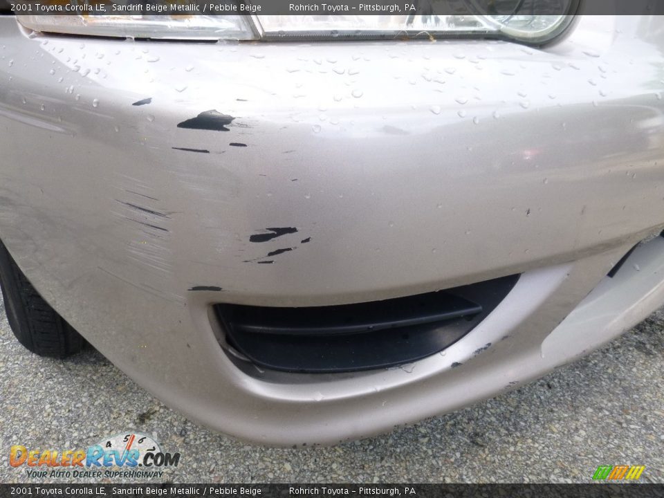 2001 Toyota Corolla LE Sandrift Beige Metallic / Pebble Beige Photo #2