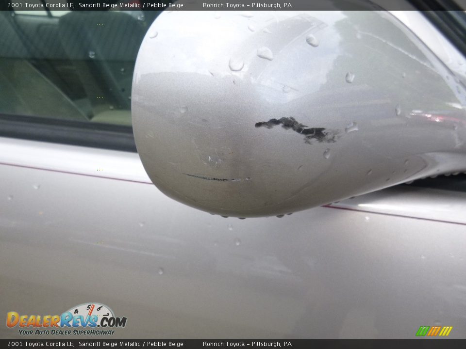 2001 Toyota Corolla LE Sandrift Beige Metallic / Pebble Beige Photo #3