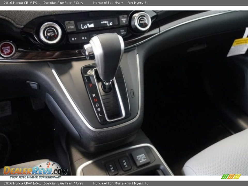 2016 Honda CR-V EX-L Obsidian Blue Pearl / Gray Photo #15